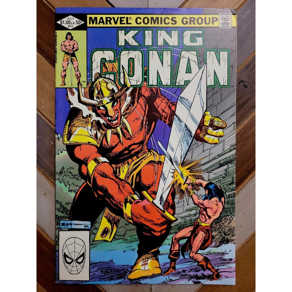 Conan The King #11 (Marvel 1982) "Cenotaph!" Bill Sienkiewicz Cover! (5.0)